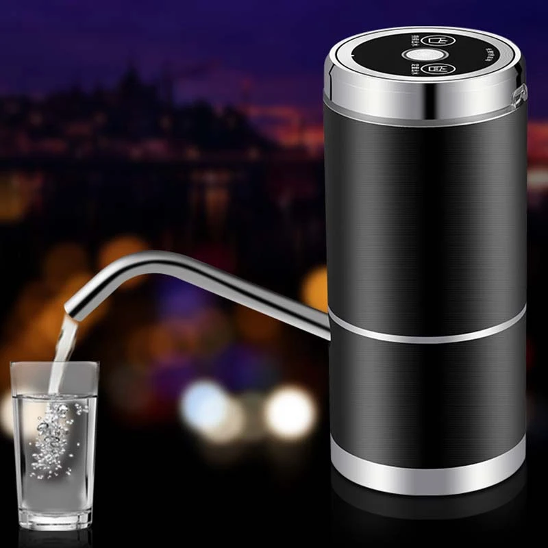 Бутылка для воды насос, низкий уровень шума usb зарядка автоматический питьевой воды насос для Универсальный 5 галлонов бутылки