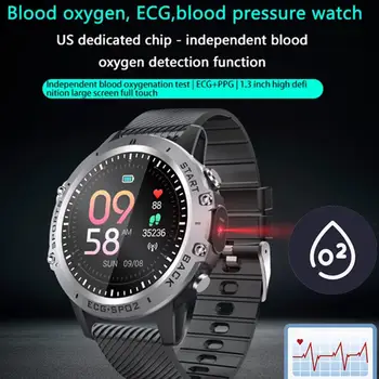 

Professional Oximeter Smart Watch smartwatch Blood Pressure ECG+PPG Smart Watches IP68 Waterproof Full Round Heart Rate Monitor