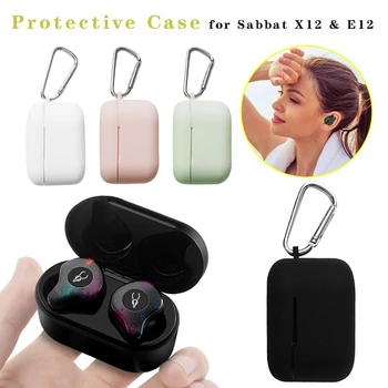 

Silicone Earphone Protection Cover Portable Shockproof Dirtproof Wireless bluetooth Headset Storage Case for Sabbat E12 X12 PRO