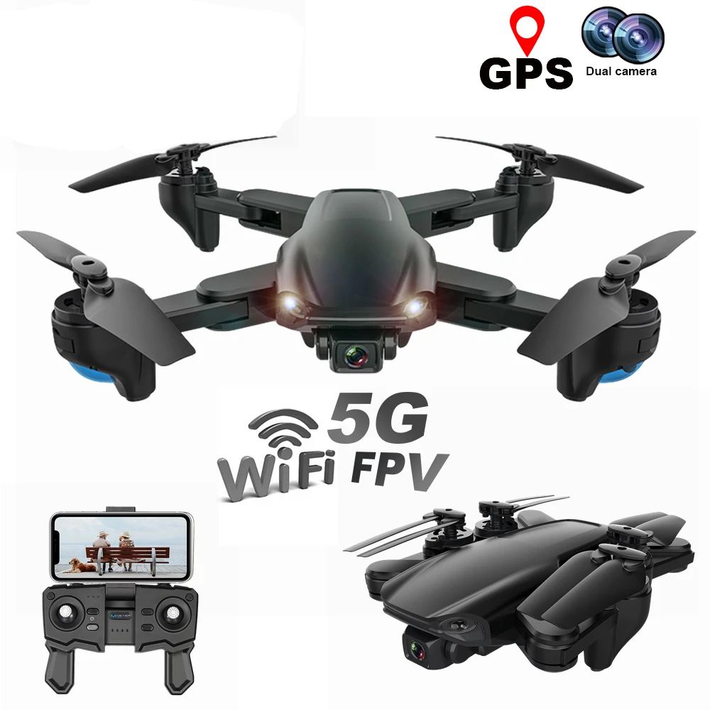 SGRC Professional GPS Drone 4K With Dual Camera Hd 5G WiFi FPV Optical Flow Foldable RC Quadcopter Mini Dron VS SG907 | Игрушки и хобби