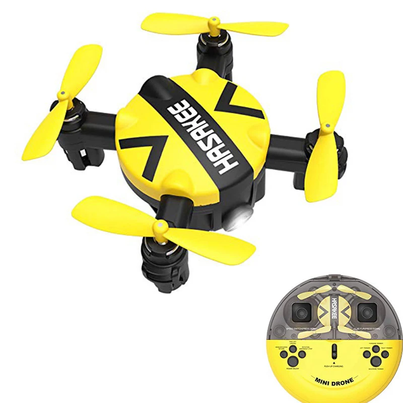 

Mini Pocket RC Drone with 0.3MP HD Camera RC Helicopter 2.4G 4CH 6-axis Gyro RTF Quadcopter Remote Control Toys For Kids #E
