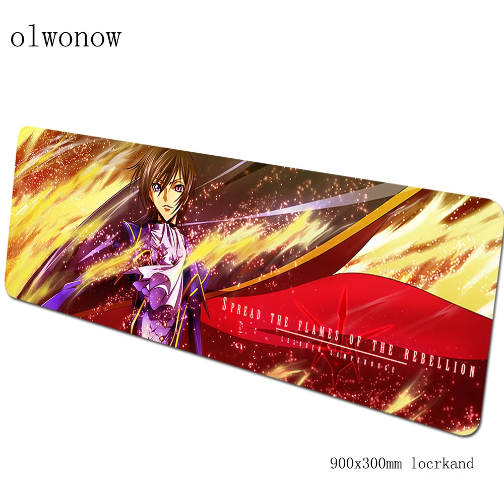 Код Geass коврики 900x300x3 мм гелевый игровой коврик для мыши Клавиатура коврик для мыши профессиональный ноутбук аксессуары для геймеров коврик для мыши