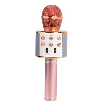 

Durable Bluetooth Wireless Microphone Long Life Low Power Multi-function Handheld Karaoke Mic USB KTV Mobile Phone Player