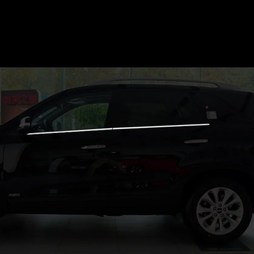 Нержавеющая сталь окна автомобиля планки для kia sorento 2009 2010 2011 2012 2013 - Цвет: 4 pcs trims