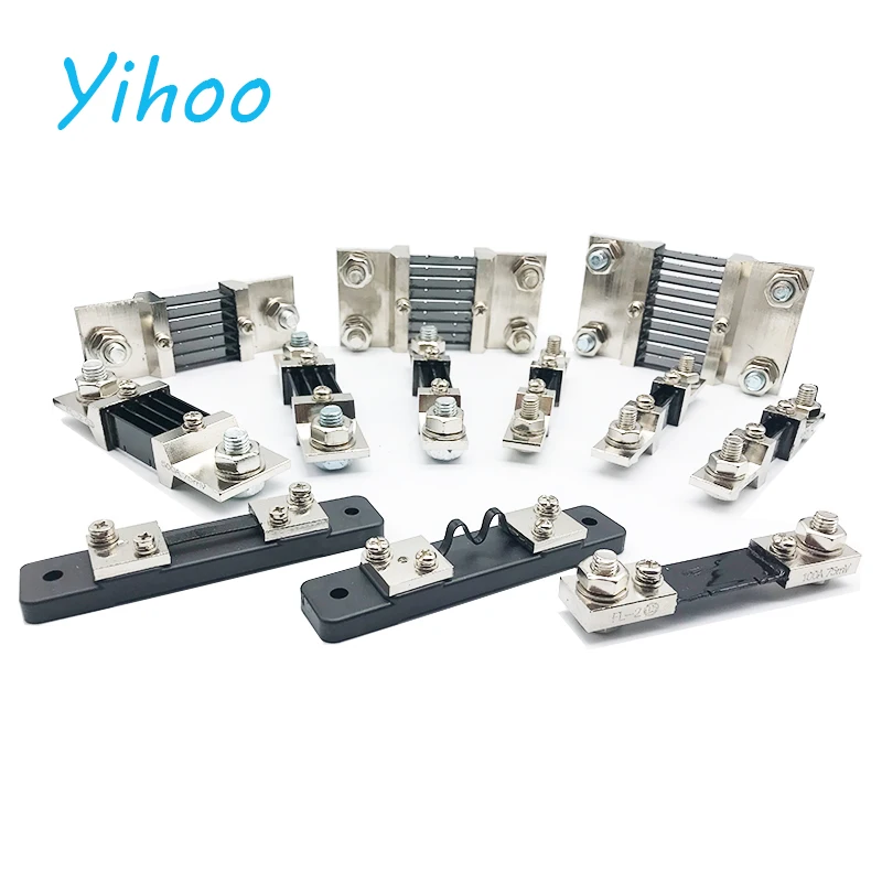 

300A 400A 500A 600A 750A 1000A 75mV 0.5 Class FL-2B Manganin Copper DC Shunt Measuring Shunt Resistor