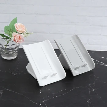 

Creative Vertical Geometric Soap Holder Bathroom Non-slip Drain Tray Soap Dish