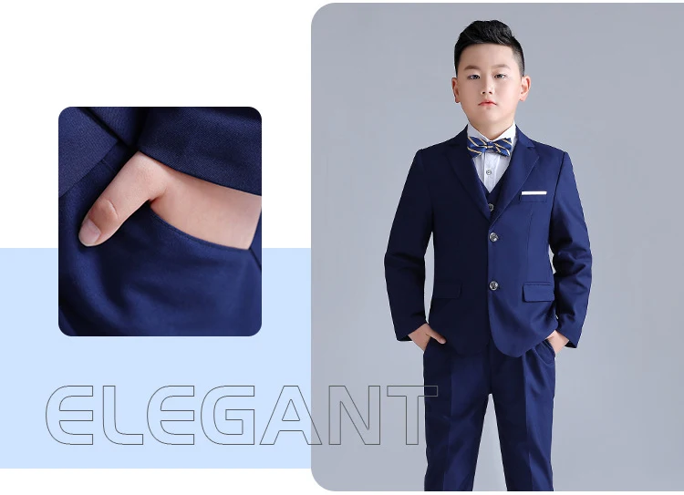 Tanie 2022 garnitury ślubne dla chłopca nastolatka Plus rozmiar formalne ubrania dla dzieci sklep