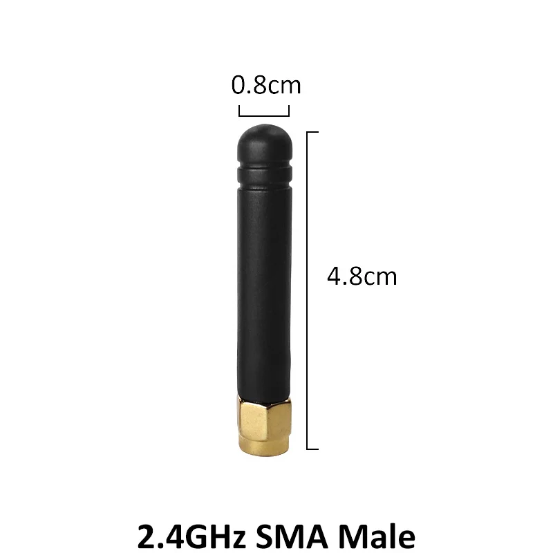 2 4GHz antenna wifi SMA Male connector 2dbi wifi 2 4 ghz antenna Small Size antena 2