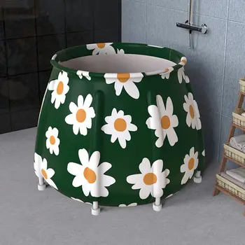 

Portable Bathtub Environmental Protection Foldable Adult Bath Tub Six-layer Insulation Household Insulation Bath Barrel