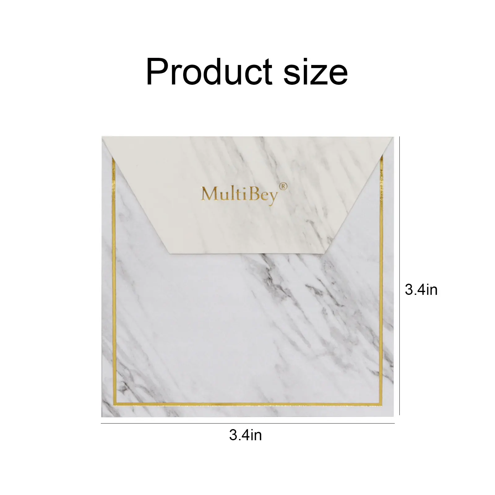 Marble school supplies Paper Marble Sticky Notes Kawaii Memo Pad Book Cute Note Pad with Sticky Notes Organizer Holder