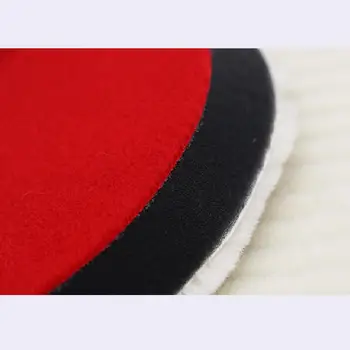 

1PC Polishing pad Wool + Sponge Buffing Car Polisher White + Red Durable