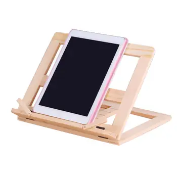

Multifunctional Wooden Recipe Frame Reading Student Reading Bookshelf and Bracket Suitable for Placing Books