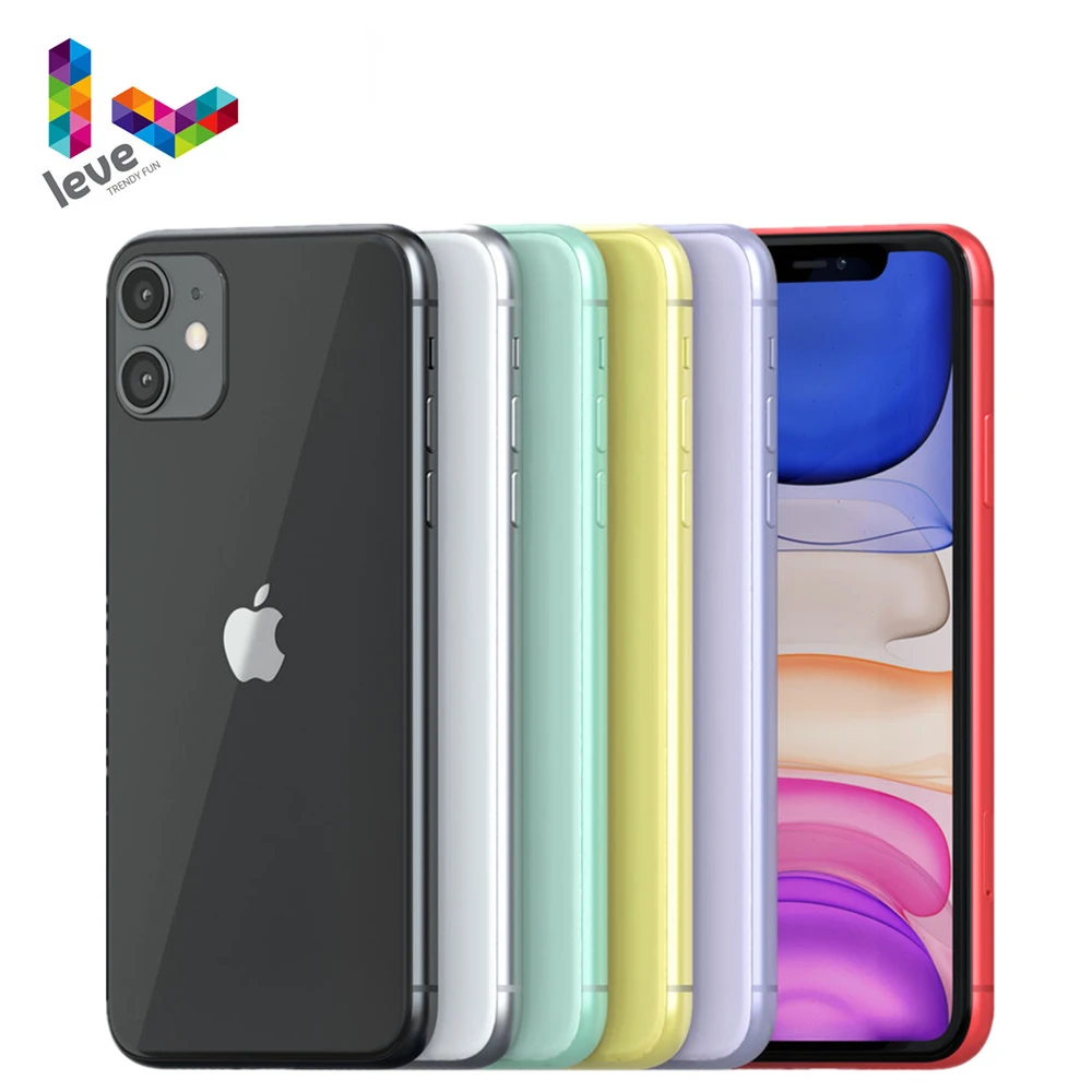 Оригинальный сотовый телефон iOS Apple iPhone 11 мобильный 6 1 дюйма A13 Bionic 4 Гб ОЗУ 64 Гб/128