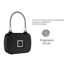 Fingerprint lock Sicherheit Smart Lock Keyless Smart-Fingerprint Lock Anti-Diebstahl Sicherheit Vorhängeschloss Tür Gepäck Fall Schloss r57