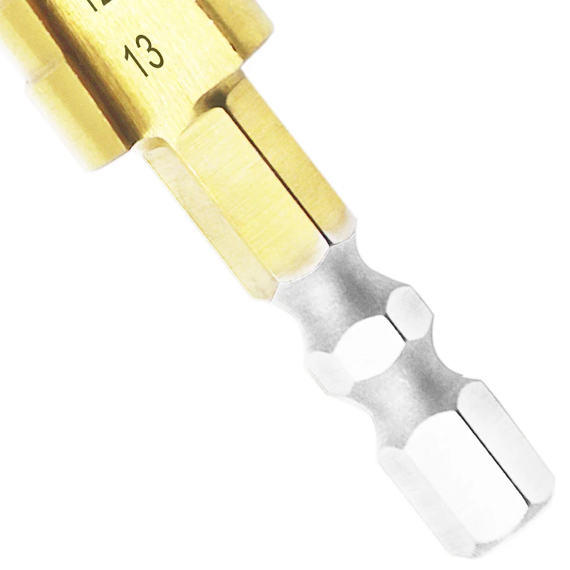 3~13mm 11 steps Reaming Drill 4214 High Speed Steel Mahua Bit Steel Plate Hole Opener Electric Drill Tool Hole Saw Multiuse Tool