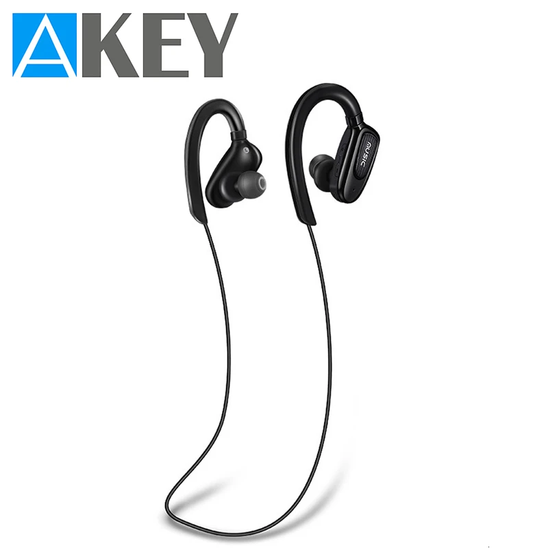 AKEY S5 bluetooth наушники беспроводные спортивные басовые с микрофоном для телефона