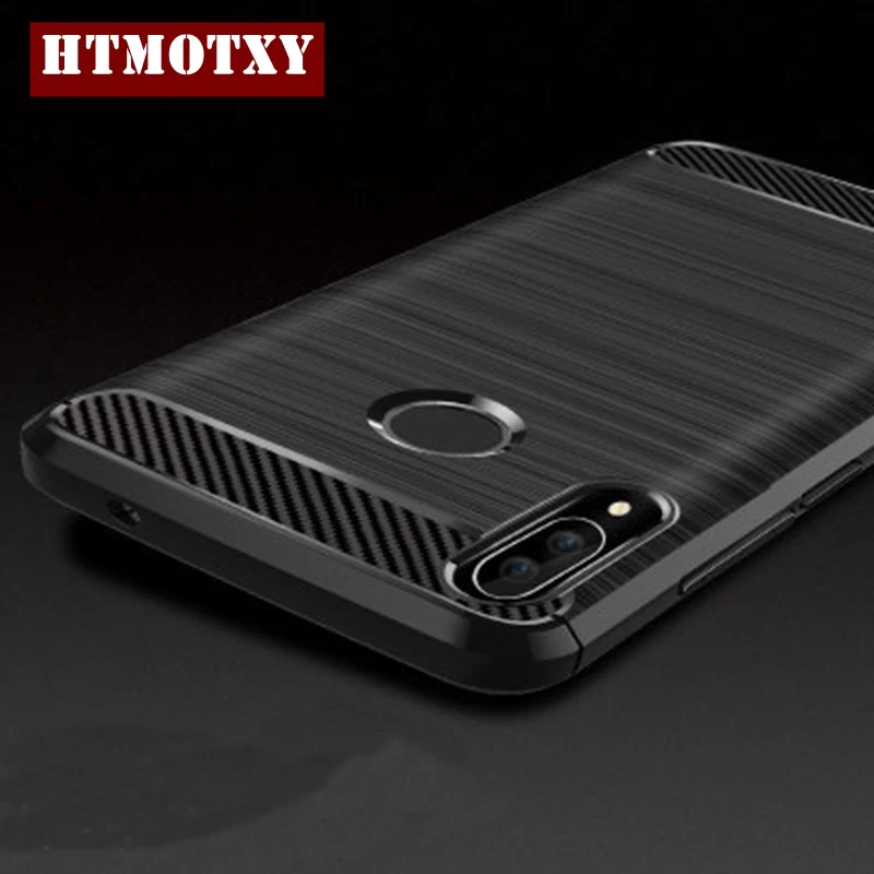 

HTMOTXY Carbon Fiber Silicone Case For Huawei Honor 10i 20i 20S 8 8X 9 9X 20 Lite Pro Note 10 GT P8 P9 Lite 2017 Cover Soft TPU