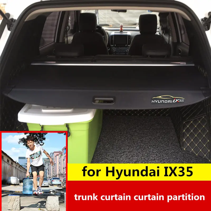 

For Hyundai IX35 trunk curtain curtain partition IX35 rear trunk storage consolidation storage curtain