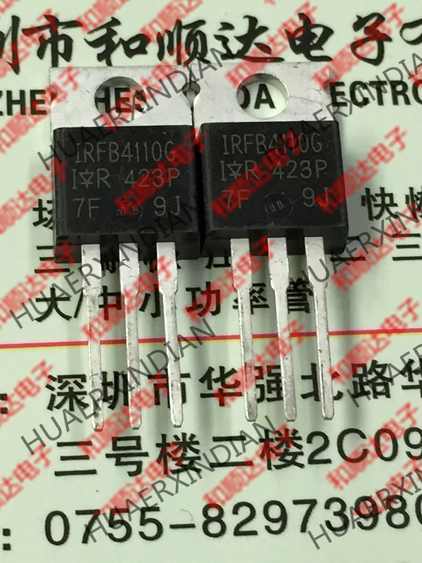 5 шт., новые оригинальные кнопки IRFB4110G-220 100V 130A