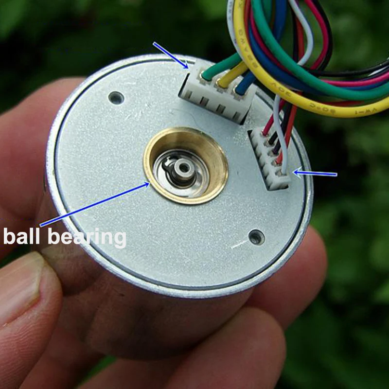 С источником питания от постоянного тока, 6-9 V мини микро-36 мм DC бесщеточный электродвигатель 3-фазный 8-жильный шариковый подшипник Holzer с Скорость зал Сенсор