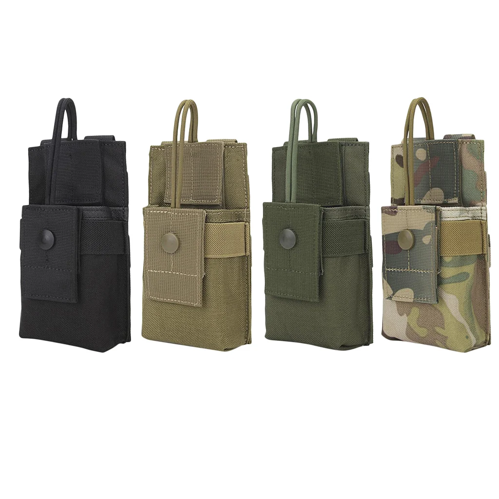Outdoor Multi-Function Phone Walkie-Talkie Pouch Accessories Bag for Hiking Fishing Climbing Mountaineering
