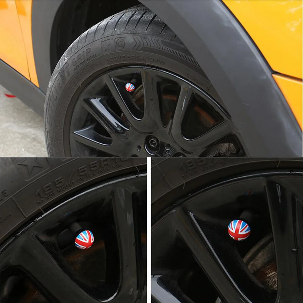 4 шт. улыбка выразительность Авто колеса колпачки клапана крышка Stemfor для Mini Cooper JCW