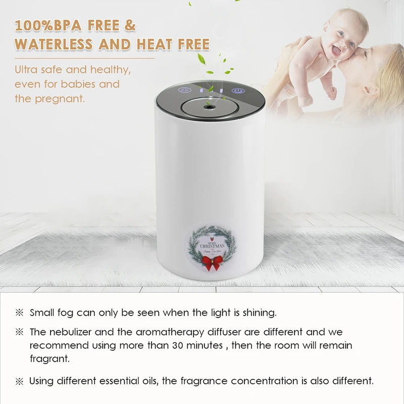 

Hot Waterless & Wireless Essential Oil Nebulizing Car Aromatherapy Diffuser Rechargeable Diffusers Aroma Car Freshener Aromather