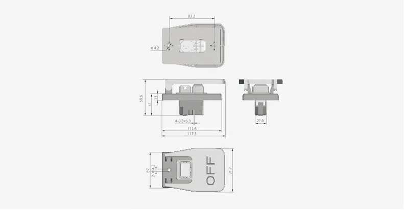 Serra eletromagnética de mesa, interruptor de pressão