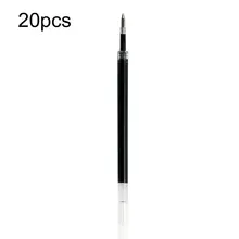 TIANSE TS-1501 20 шт./компл. цвет: черный, синий Пресс Тип нейтральный ручка с заправляемым стержнем с 0,5 мм перо Ширина для офиса и школы канцелярские принадлежности