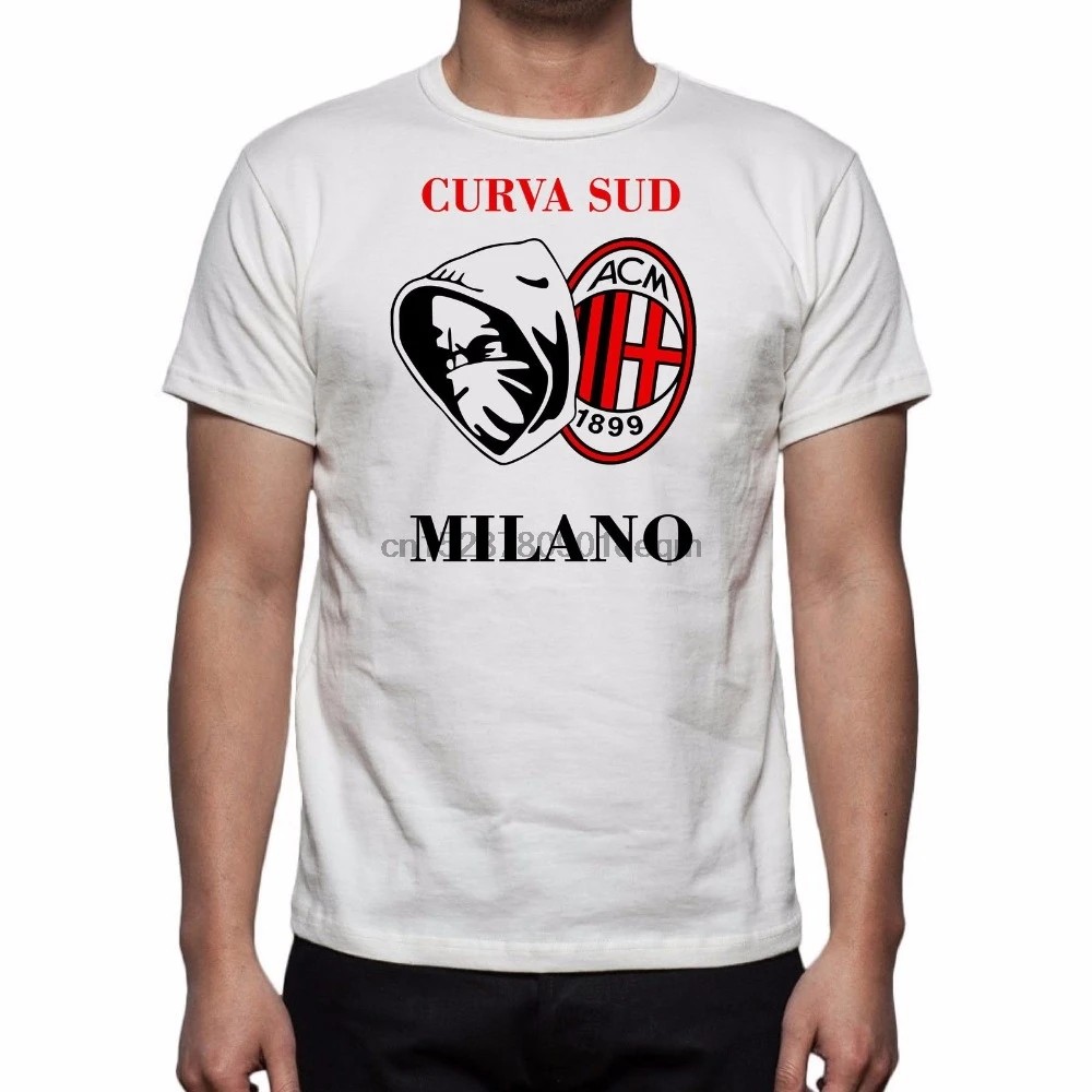

2019 New Fashion T-Shirts Short Sleeve Hip Hop T shirt Streetwear Clothing HAPPINESS REGALO SPORTER ULTRAS MILAN CURVA SUD Tees
