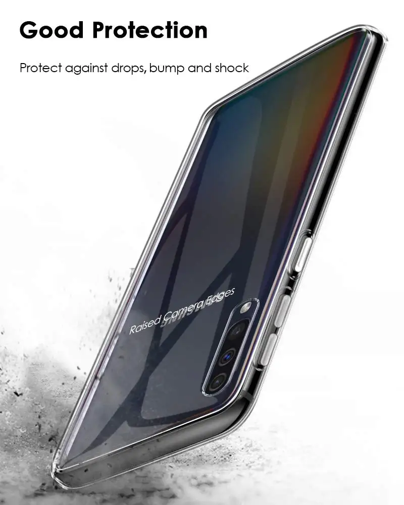 100Pcs Clear Ultra Thin Soft TPU Case For Samsung