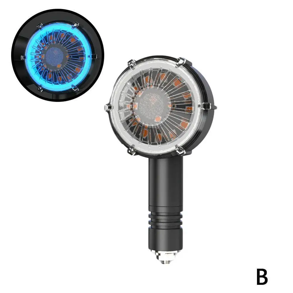1x мотоцикл поворотники огни Светодиодные направляющие лампы декоративные огни двигателя - Цвет: Синий