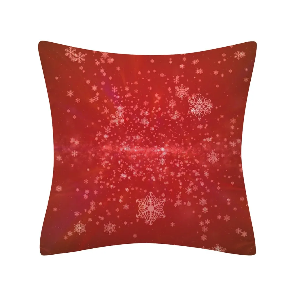 Рождественская Подушка Европейский стиль домашний декор чехол для подушки наволочка блестящая полиэфирная диванная наволочка домашний декор funda cojin