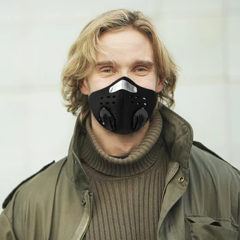 

Unisex Cycling Protective Face Mask Anti-dust Activated Carbon Bicycle Face Mask Outdoor Sports Bike Anti-Pollution Mask