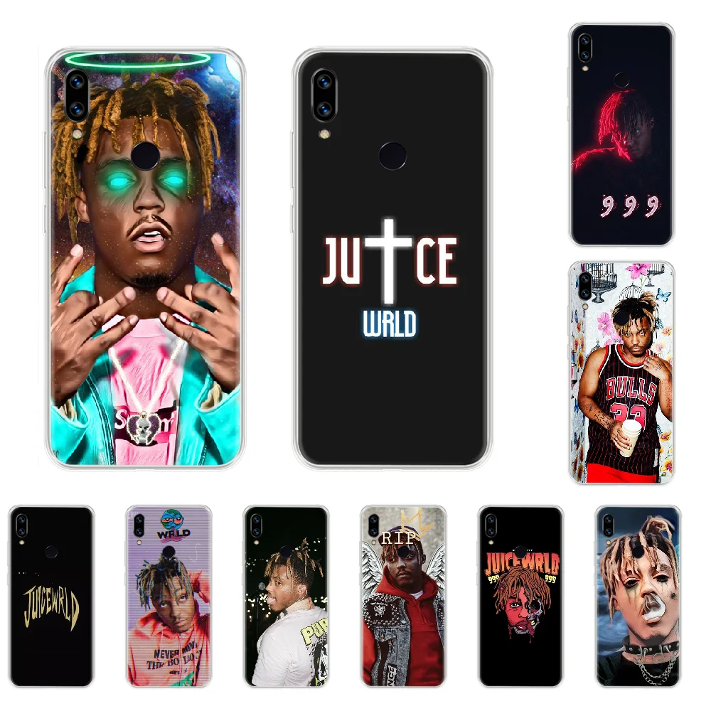 Мягкий чехол для телефона Xiaomi Redmi 2 3 4x5 5a 6 7 8 8T pro mi9 Q16 Juice WRLD Rapper Hip om|Чехлы-накладки| |