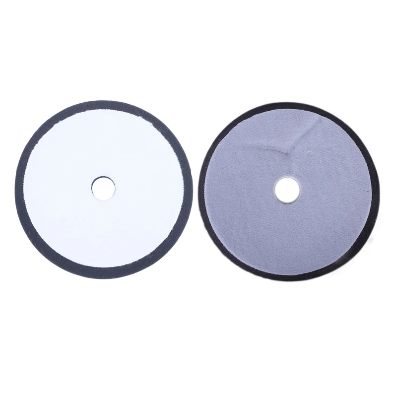 2 Pcs 6 Inch/5 Inch Short Wool Buffing Polishing Waxing Wheel Car Pad Medium & Rough |