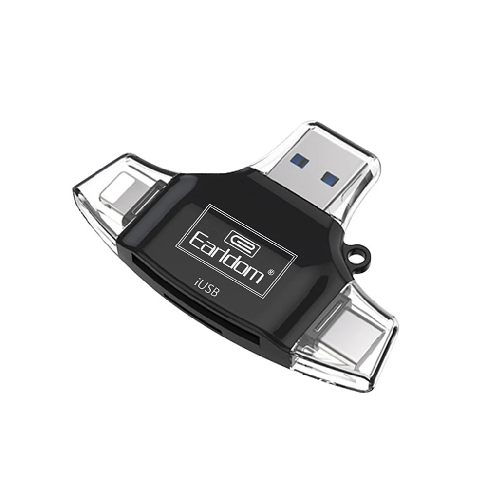 Адаптер FDBRO microSD, устройство для чтения карт SD, устройство для чтения карт microsd, устройство для чтения карт SDHC, SDXC, TF, usb c, OTG, карта памяти duo RS, MMC, адаптер для iphone