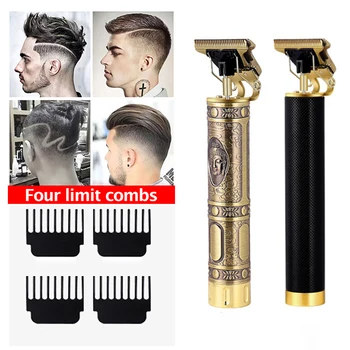 

USB Rechargeable T9 Baldheaded Hair Clipper For Men Cordless Professional Electric Razor Hair Trimmer Cutting Shaving Machine