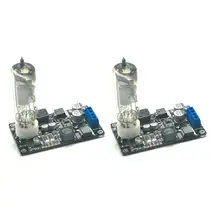 2pcs 6E2 Tube Cat Eye Driver board Amplifier Power Amplifier Preamp DAC Audio LED Level Meter VU Indicator Harmonic Tube finished 6n2 push 6p1 tube amplifier double 6z4 tube rectifier power amplifier audio