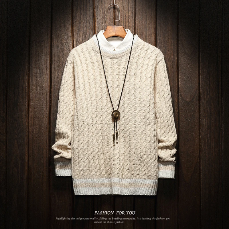 

Christmas Men Sweaters Winter Clothes 2020 Plus Size Asian M-4XL 5XL 6XL Japan Style Casual Standard Designer Pullovers