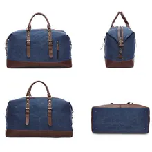 Дорожная сумка большая сумка для выходных холщовая кожаная мужская дорожная сумка для переноски багажа мужская сумка