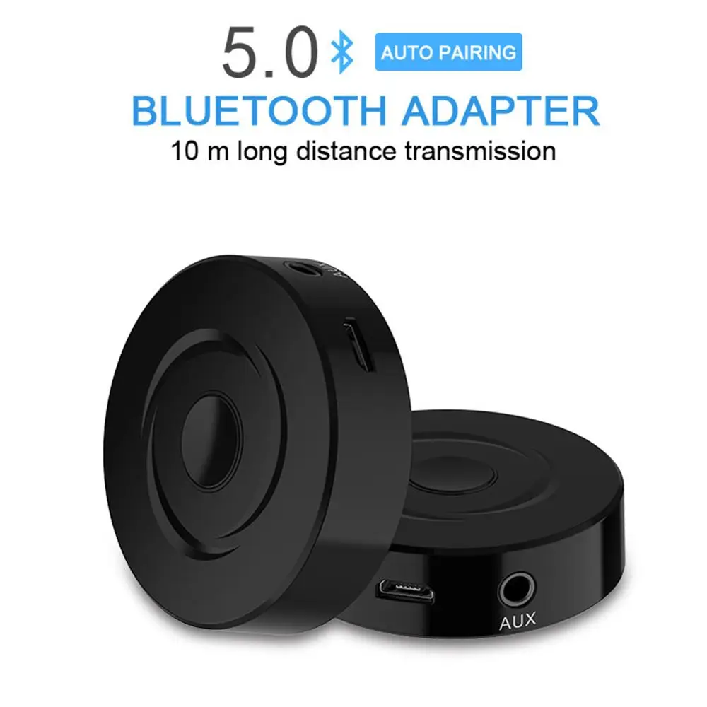 

2 in 1 Bluetooth 5.0 Adapter Receiver and Transmitter Adapter 3.5mm AUX Port for Car/Home Audio System