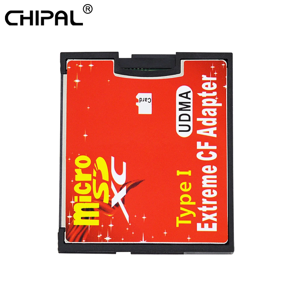 

CHIPAL High Speed Micro SD TF to CF Card Adapter MicroSD SDHC SDXC to Compact Flash Type I Memory Card Reader Converter