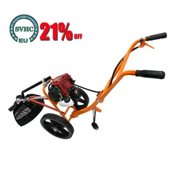 Máquina portátil de capinação multi propósitos, cortador de grama, separação de solo, motor 140 w, 4 tempos