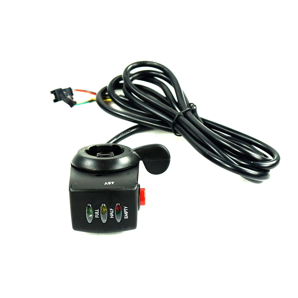 

High quality Thumb Throttle for 36V / 48VElectric bicycle with battery power indicator Wuxing Brand 15DX