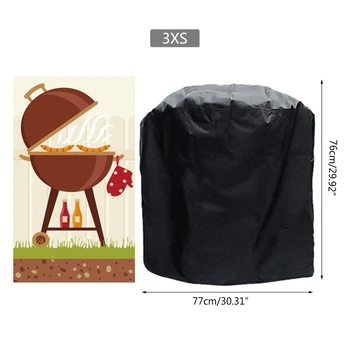 

BBQ Cover Outdoor Dust Waterproof Weber Heavy Duty Grill Cover Rain Protective S22 20 Dropship