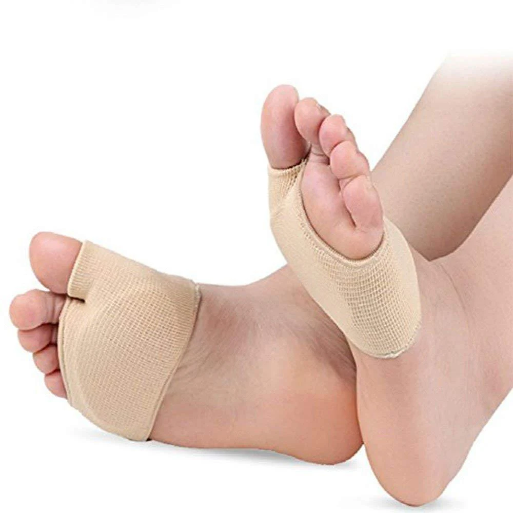 2 шт., гелевые подушечки с половинчатым носком, с подошвой в передней части стопы, подушечки для диабетических ног, предотвращают появление мозолей