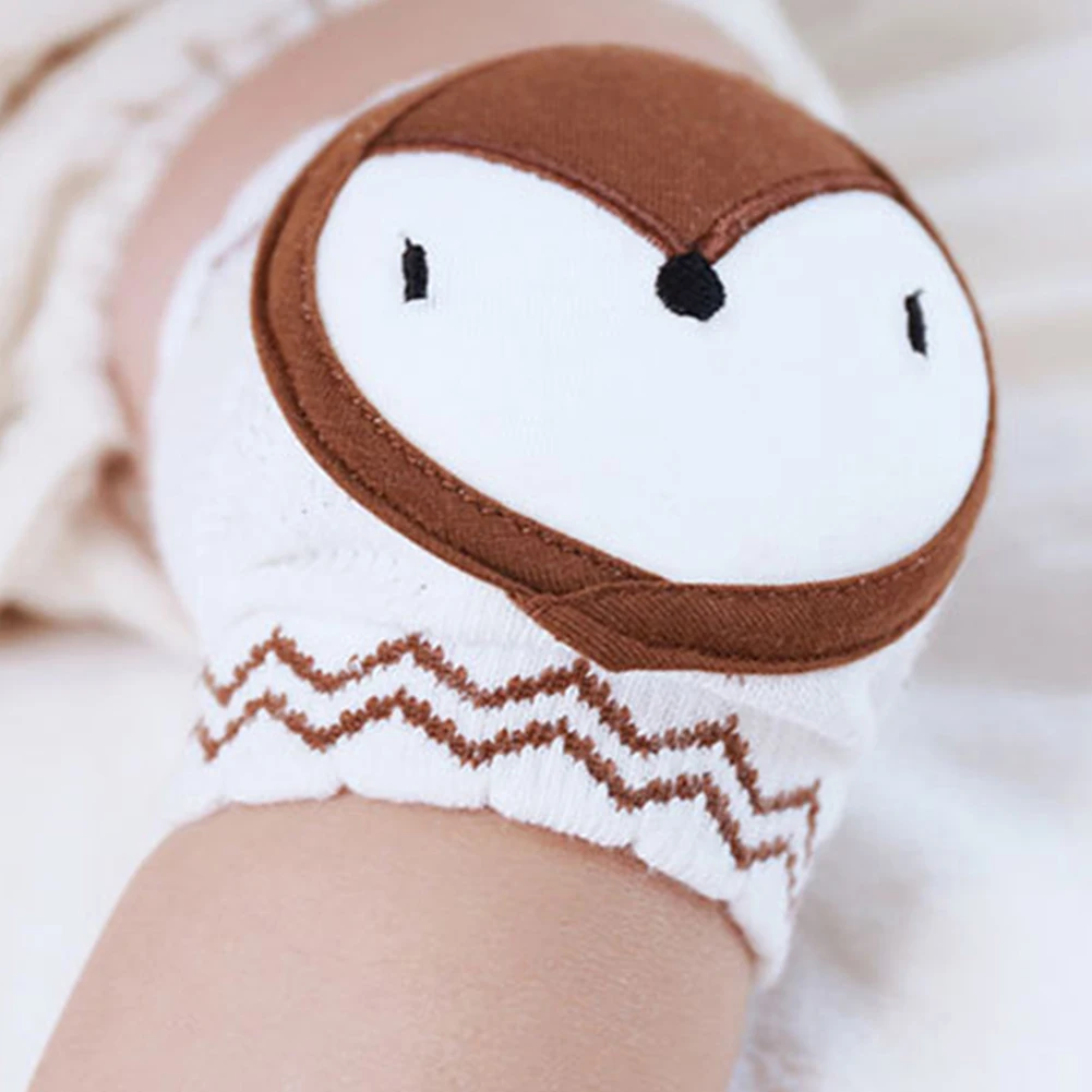 Cartoon Animal Anti-slip Baby Crawling Knee Pads Protector Elastic Leg Warmer