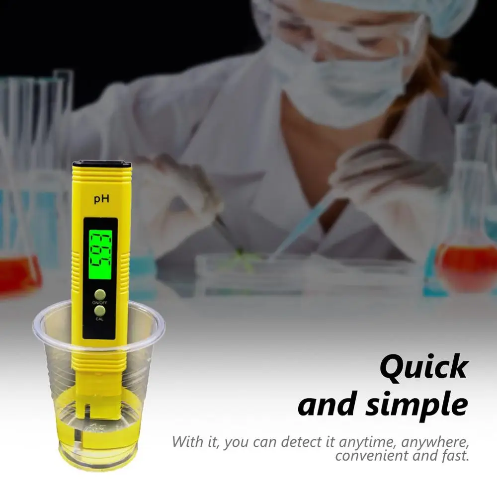 

With Backlight Ph Meter Ph Test Pen Acidity Meter Ph Tester Ph Value High Precision Fish Tank Aquarium Detection Pen