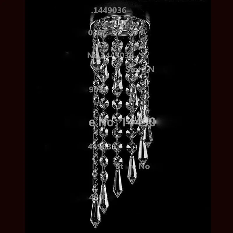 

High Quality Dia8.5*H27cm K9 Chandelier Light Living Room Corridor New Modern Mini LED Crystal Lamps